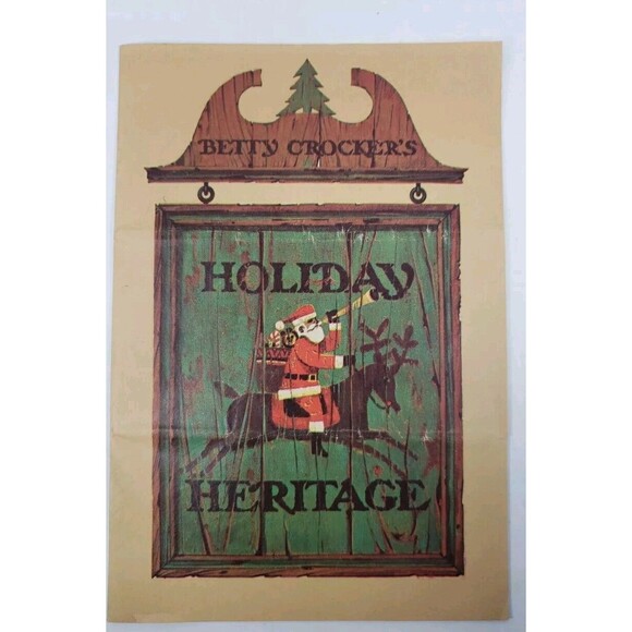 Betty Crocker's Holiday Heritage Cook Booklet 1966 General Mills Recipes Vintage - Picture 1 of 10